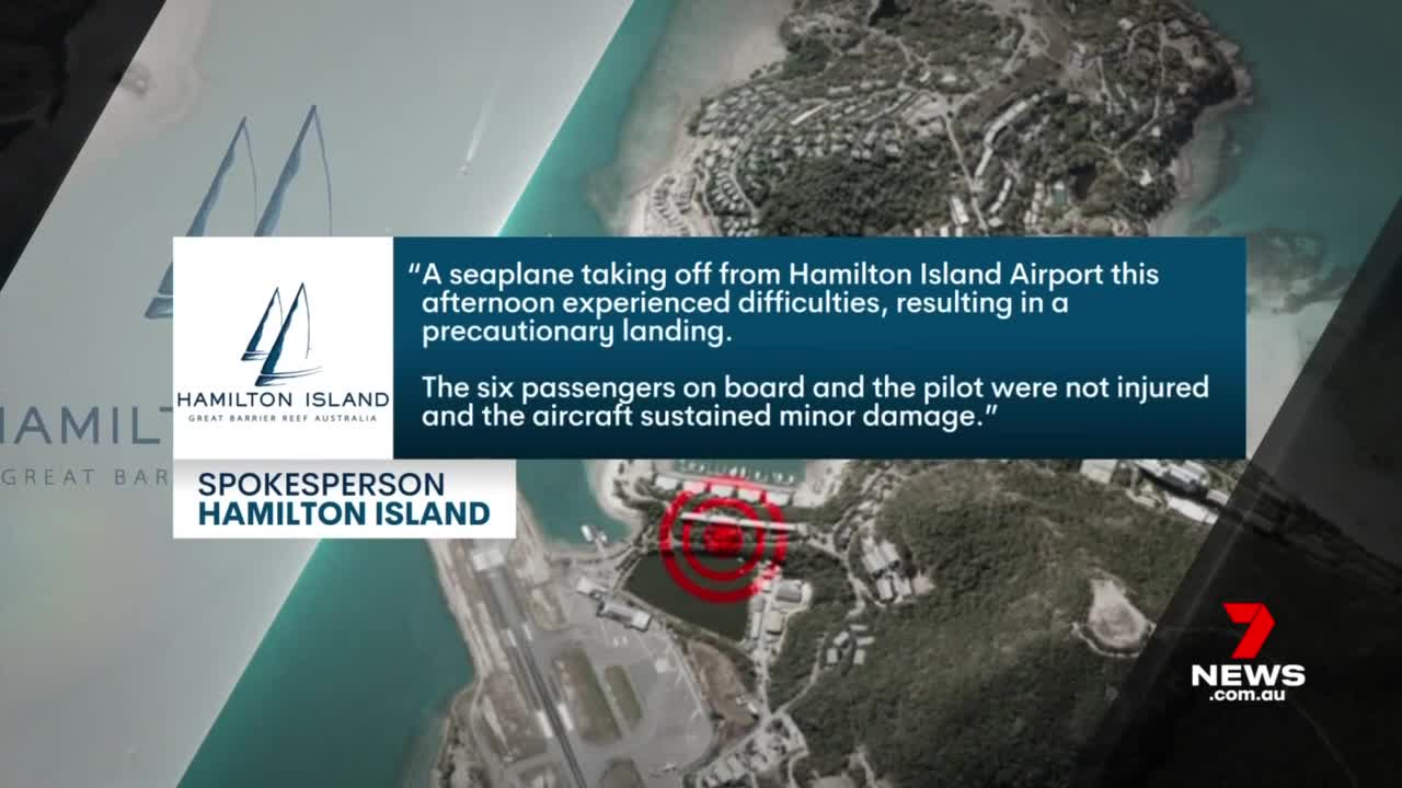 Six people escape Hamilton Island seaplane crash without injury