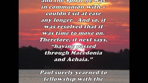 The Book of Acts 19:21 - Daily Bible Verse Commentary