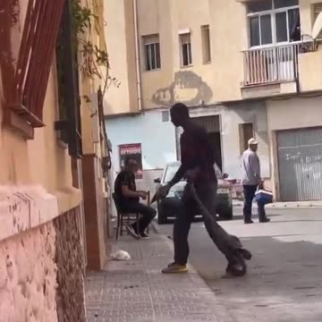 Migrant molests defenseless women in Spain and no one intervenes.