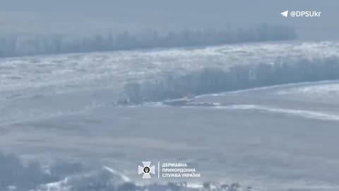 Border guards eliminated an enemy excavator