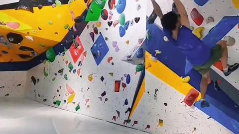 indoor rock climbing