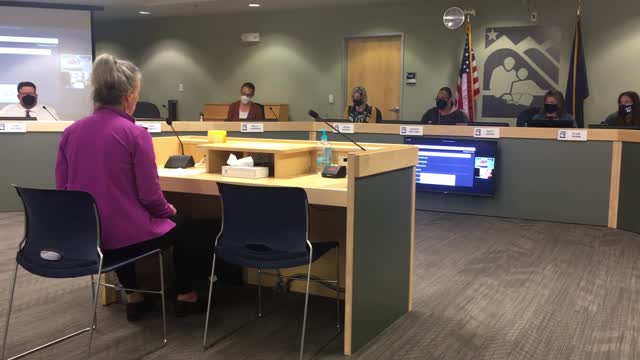 School Board Testimony