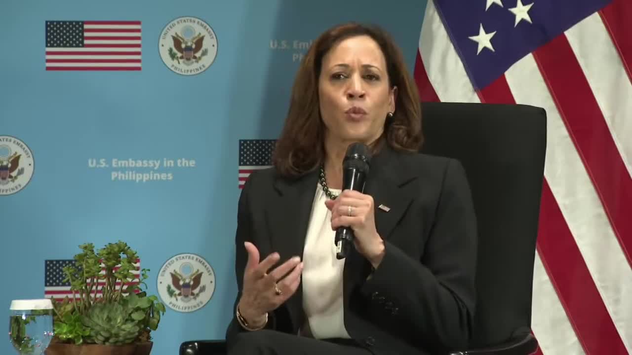 US Vice President Kamala Harris attends town hall on women empowerment | ABS-CBN News