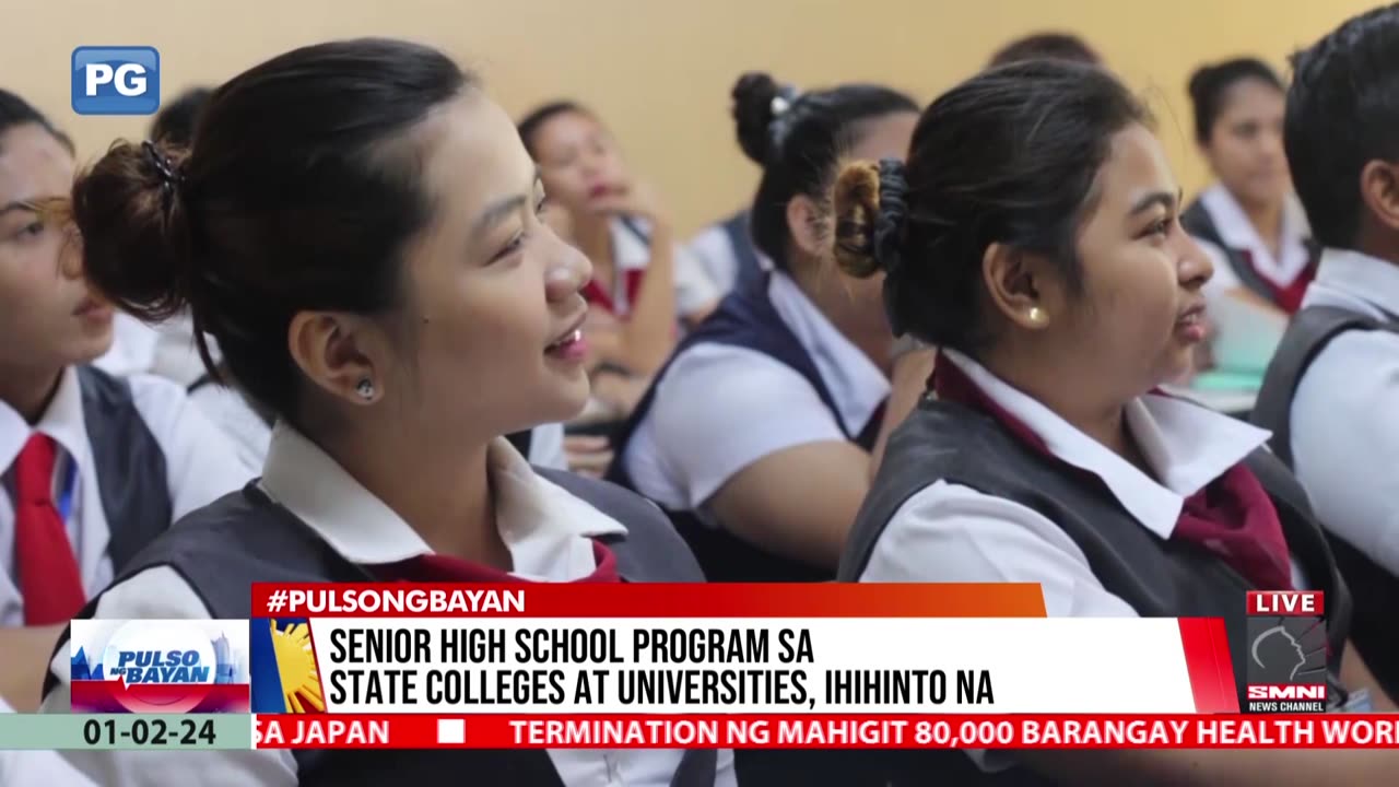 Senior High School program sa state colleges at universities, ihihinto na