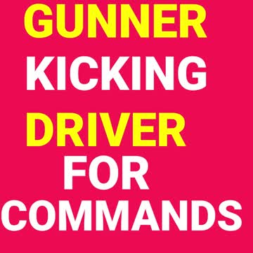 Renault Tank WW1 Communication Technology - Gunner kicking Driver