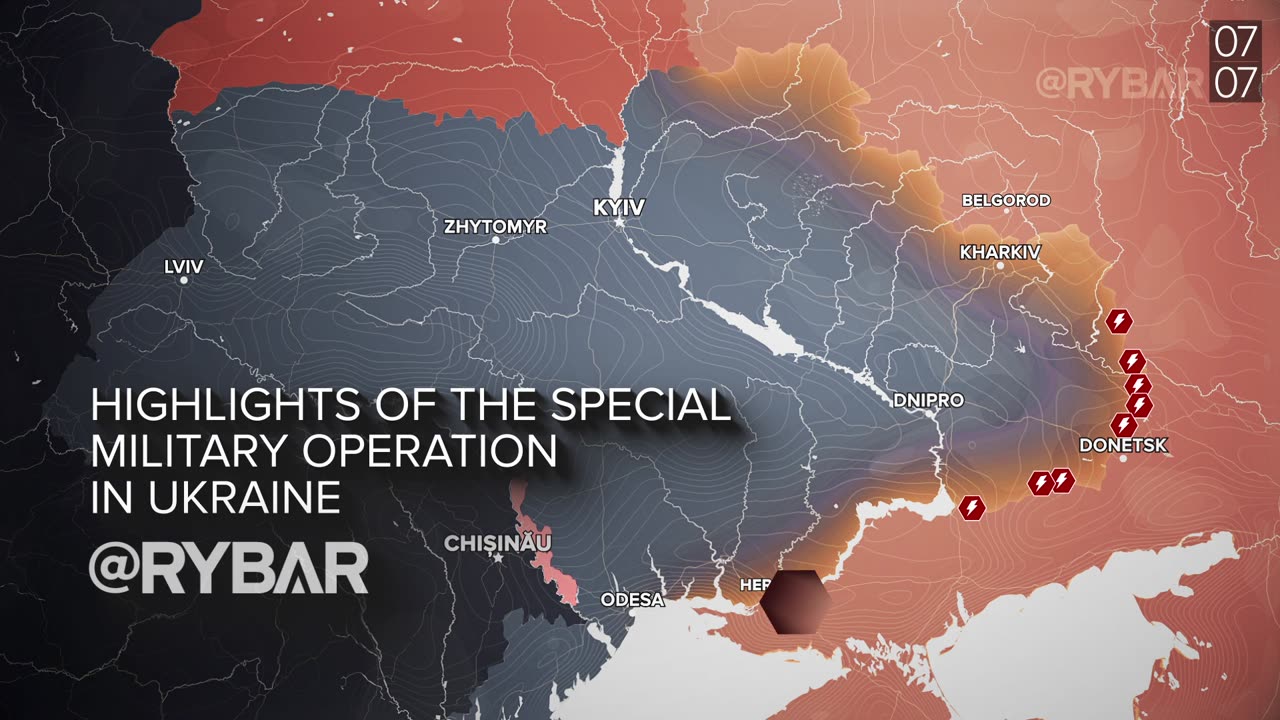 ❗️🇷🇺🇺🇦🎞 Rybar Daily Digest of the Special Military Operation: July 7, 2023