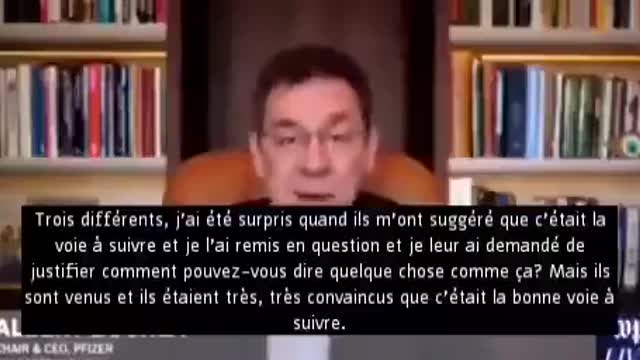 Pfizer CEO steps down and flees to Israel. He’s backtracking