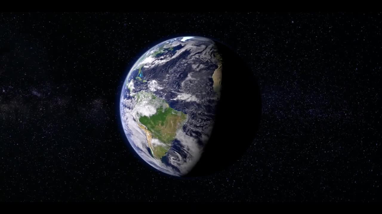 Earth Rotating | In the space