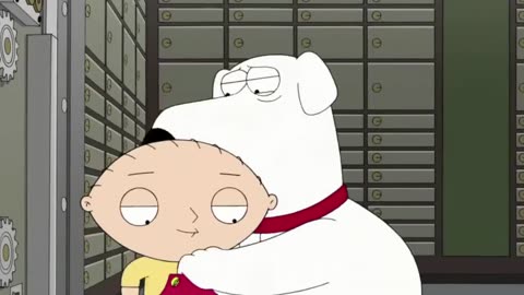 BRIAN AND STEWIE LOCKED IN A BANK // FUNNY MOMENTS