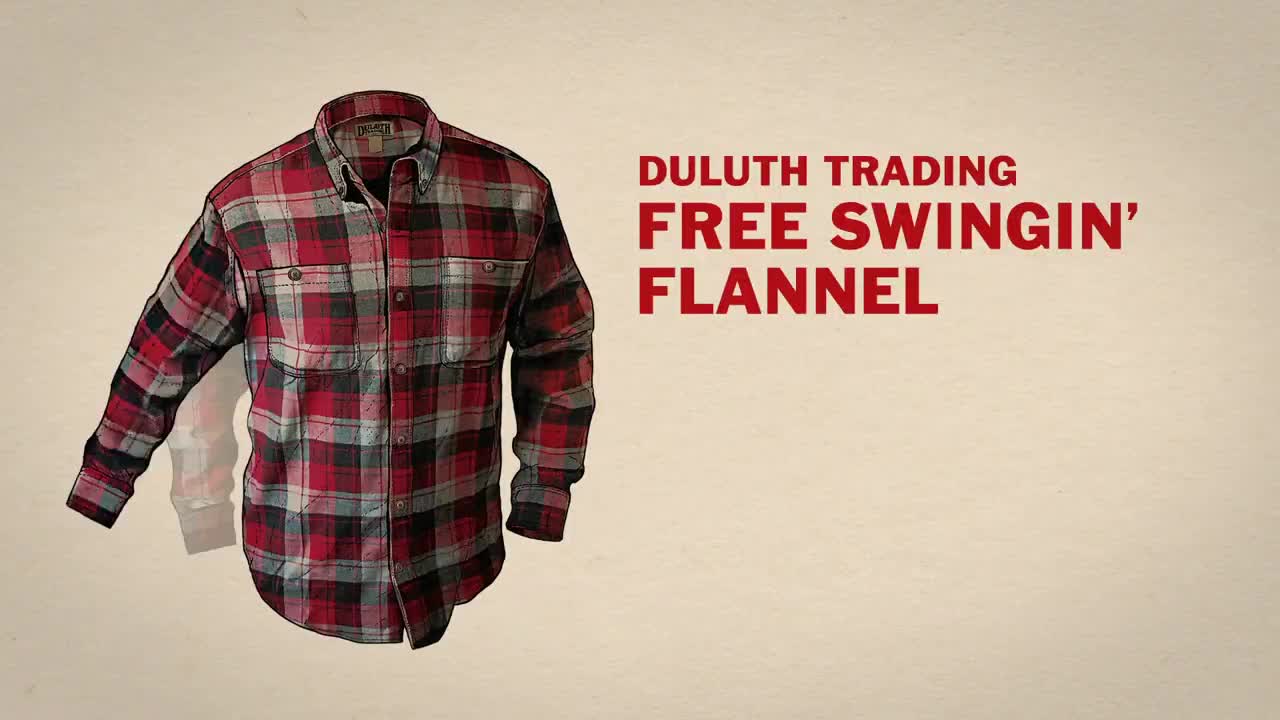 Duluth Trading TV Commercial Let Freedom Swing Free Swingin’ Flannel