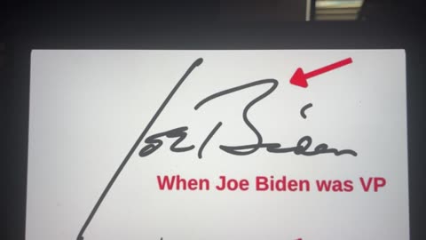 Why did Joe Biden’s signature change when he became president?