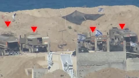 A missile and artillery takeover of a logistical support point