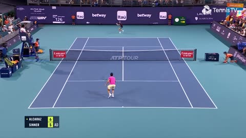 Jannik Sinner & Carlos Alcaraz EPIC Match Highlights | Miami 2023