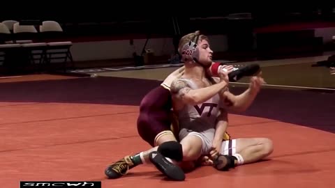 take down attempt backfires- a single moment in college wrestling artistic fan edit.mp4