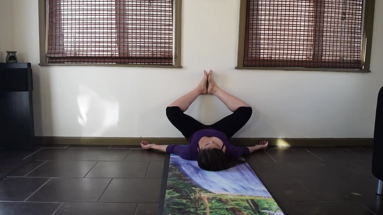 Gentle Yoga at the Wall - Stretches for Lower Back, Hamstrings, Hips & Inner Thighs (30 Minutes)