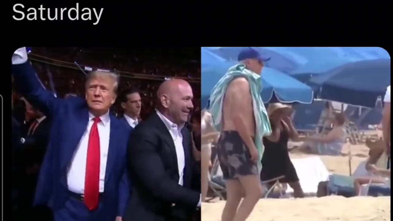 Trump's Saturday Night vs Biden's Saturday