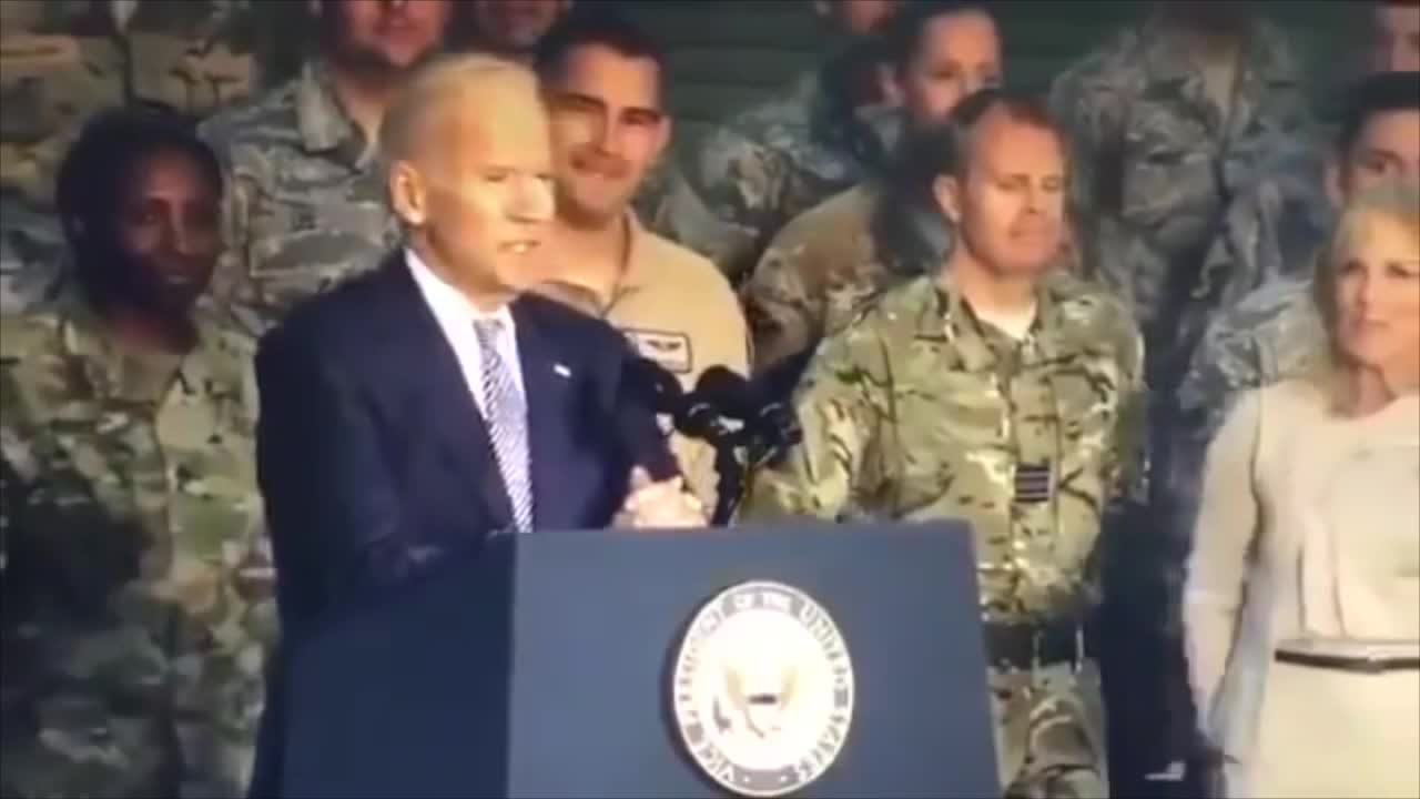 FLASHBACK: Joe Biden to our troops: "Clap you stupid bastards!"