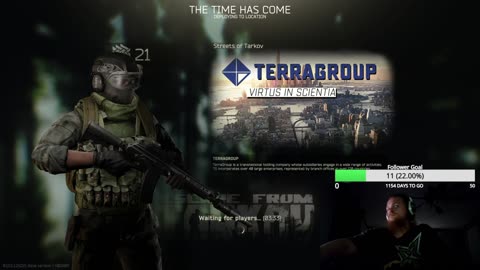 Escape from Tarkov twitch VOD doing missions with carrotboy4200 Part 1 
