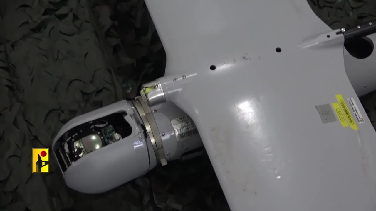 Israeli reconnaissance plane being controlled by Hezbollah's forces