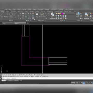 How to draw a corner window