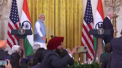 Pm Modi & Us President Joe Biden At the joint press Conference At White House