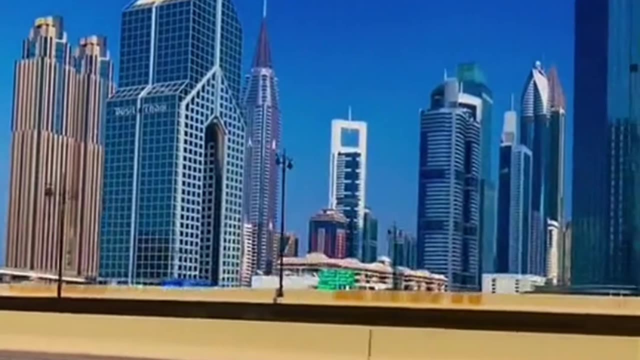 Dubai Towers View Beautiful