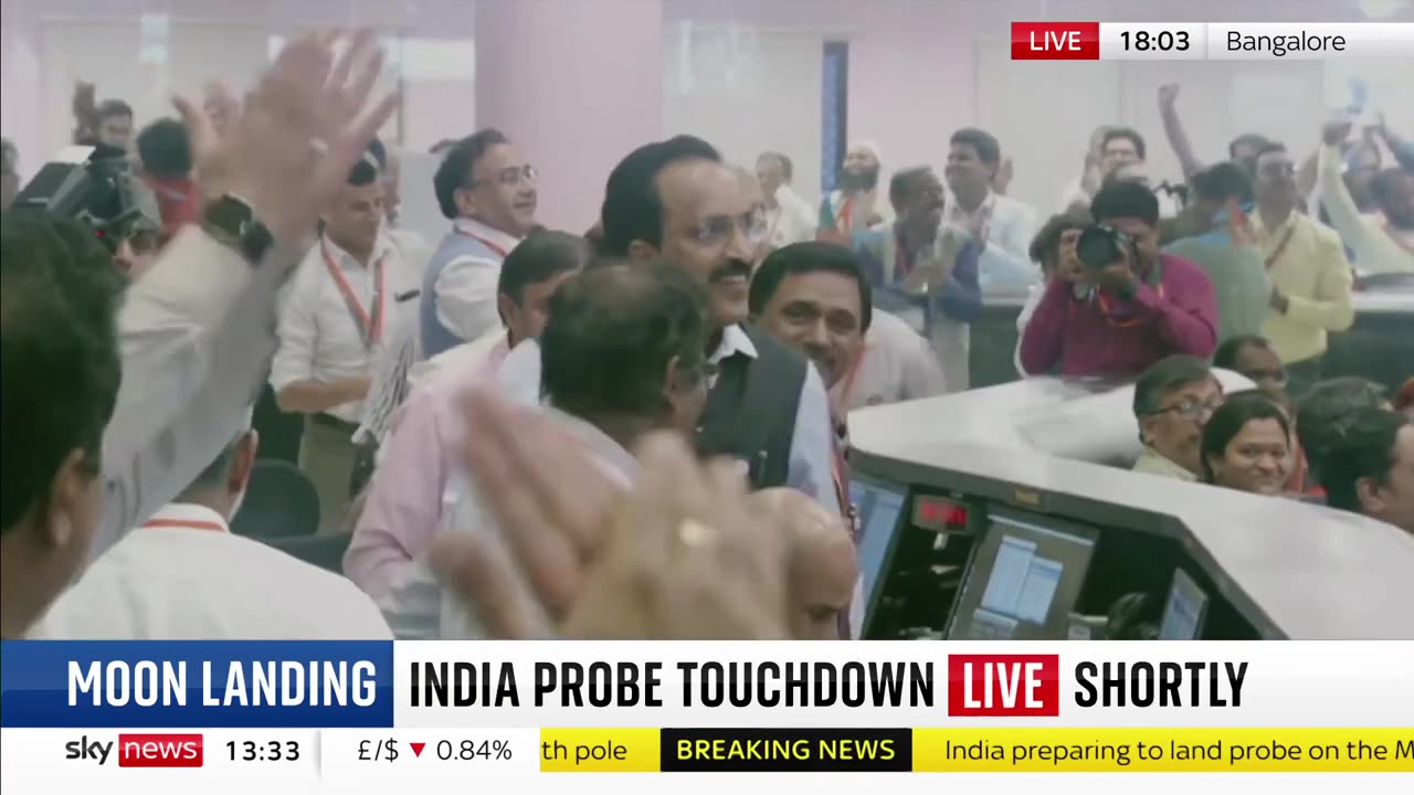 BREAKING NEWS: India lands a spacecraft on the moon's south pole