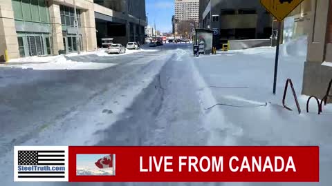 'LIVE' BREAKING NEWS IN OTTAWA: FEBRUARY 18, 2022 MOUNTED POLICE ARRIVING