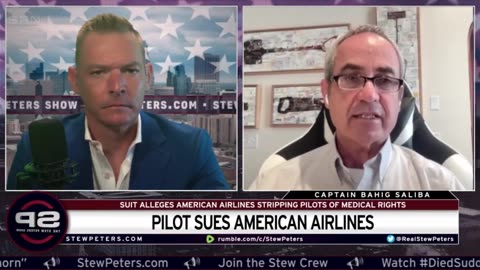 AMERICAN AIRLINES STRIPPING PILOTS OF MEDICAL FREEDOM: CAPTAIN SALIBA FILES LAWSUIT IN RESPONSE