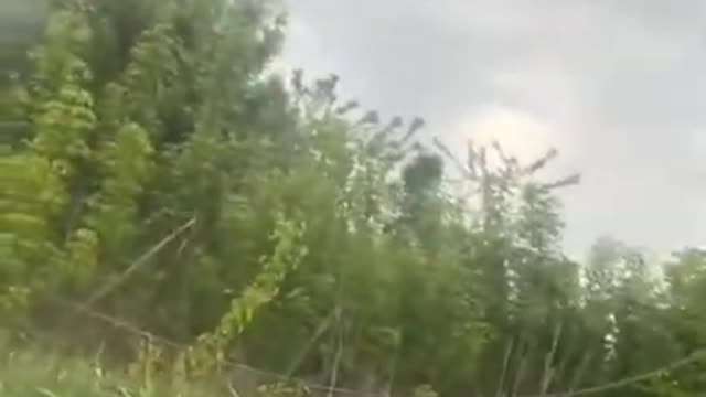 American volunteer in a firefight with Russian forces