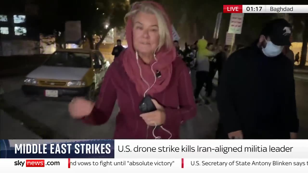 US drone strike kills head of an armed group linked with Iran