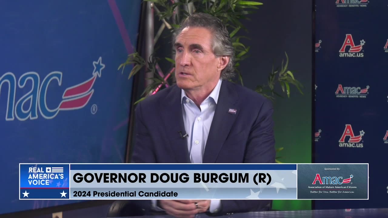 Gov. Doug Burgum shares how he’d address social security as insolvency draws closer