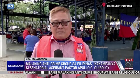 Malaking anti-crime group sa Pilipinas, ikakampanya si senatorial aspirant Pastor Apollo C. Quiboloy