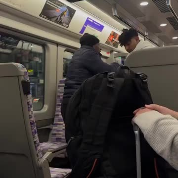 Happened on the train to Heathrow, a man got punched Paddington station by a