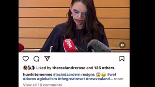 New Zealand leader Jacinda Ardern announces his resignation