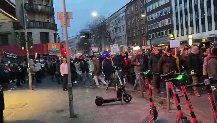 Germany last night protesting for Freedom against Tyranny and Mandates