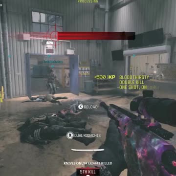 Double Kill, Hip Shot, Bolt Action Sniper Rifle, Hell Yeah - MW3 CALL OF DUTY