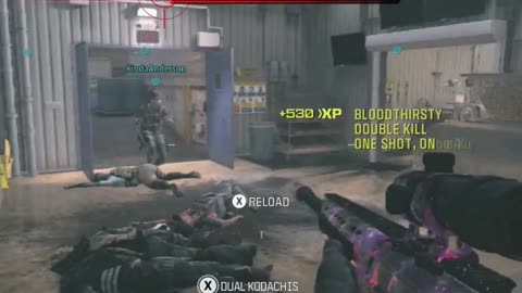 Double Kill, Hip Shot, Bolt Action Sniper Rifle, Hell Yeah - MW3 CALL OF DUTY