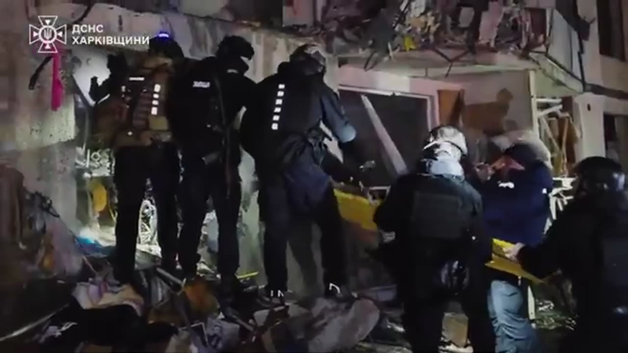 Consequences of the Russian air strike on Kharkiv