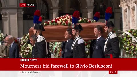 Silvio Berlusconi state funeral takes place in Italy - BBC News