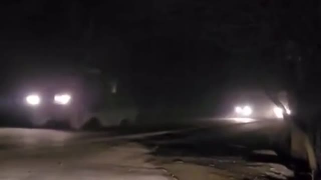 Columns of the Russian Armed Forces enter the LDNR