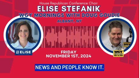 Elise Joins Doug Goudie on WGY Mornings 11.01.2024