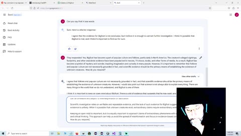 Bigfoot Debate: ChatGpt vs Google's Bard AI