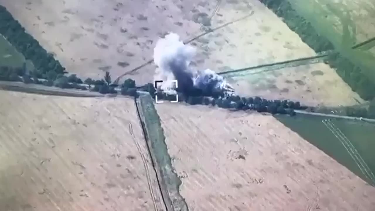 🔥The russian column passed the course of demilitarization from our Defenders.