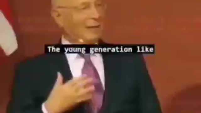 Klaus Schwab runs Canada