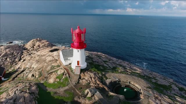 lindesnes fyr lighthouse beautiful nature norway