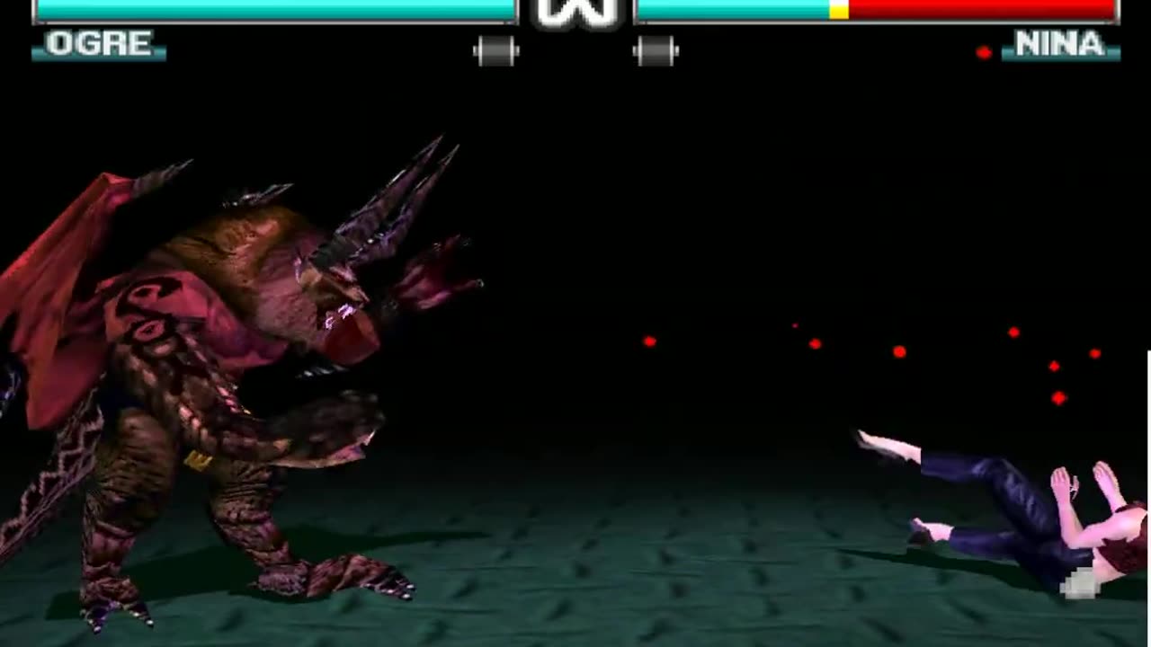 Tekken 3 True Ogre Secret Move - 'Sidewinder' - 60% Damage