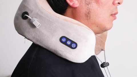 Multifunctional Electric U-shaped Neck Massager Pillow