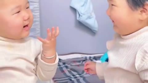 Cute babies funniest moment