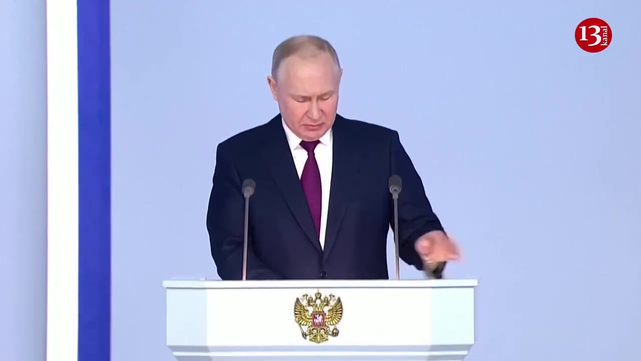 This conflict was started by the Western countries, led by the USA - Putin blamed the West